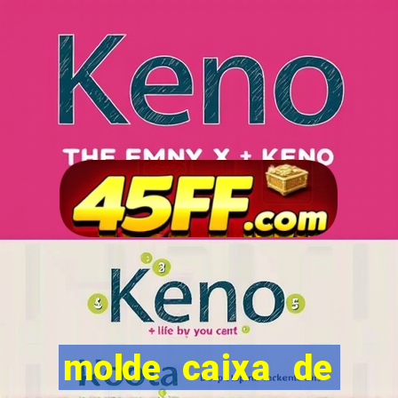 molde caixa de baralho png